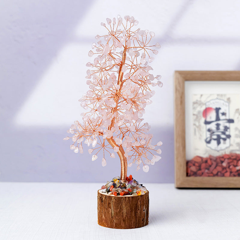 Natural Crystal Tree Decoration for Home and Gifts