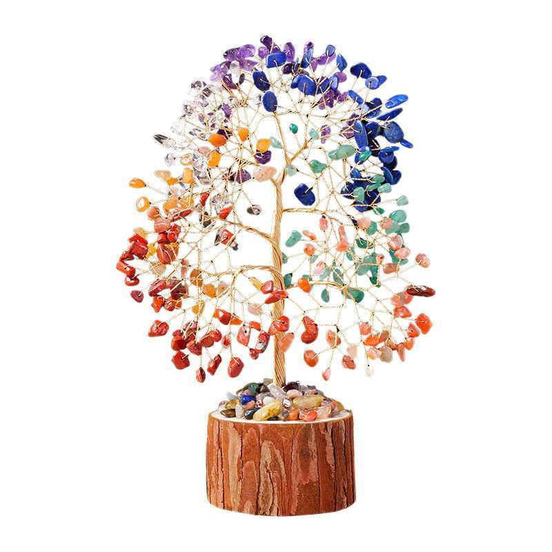 Natural Crystal Tree Decoration for Home and Gifts