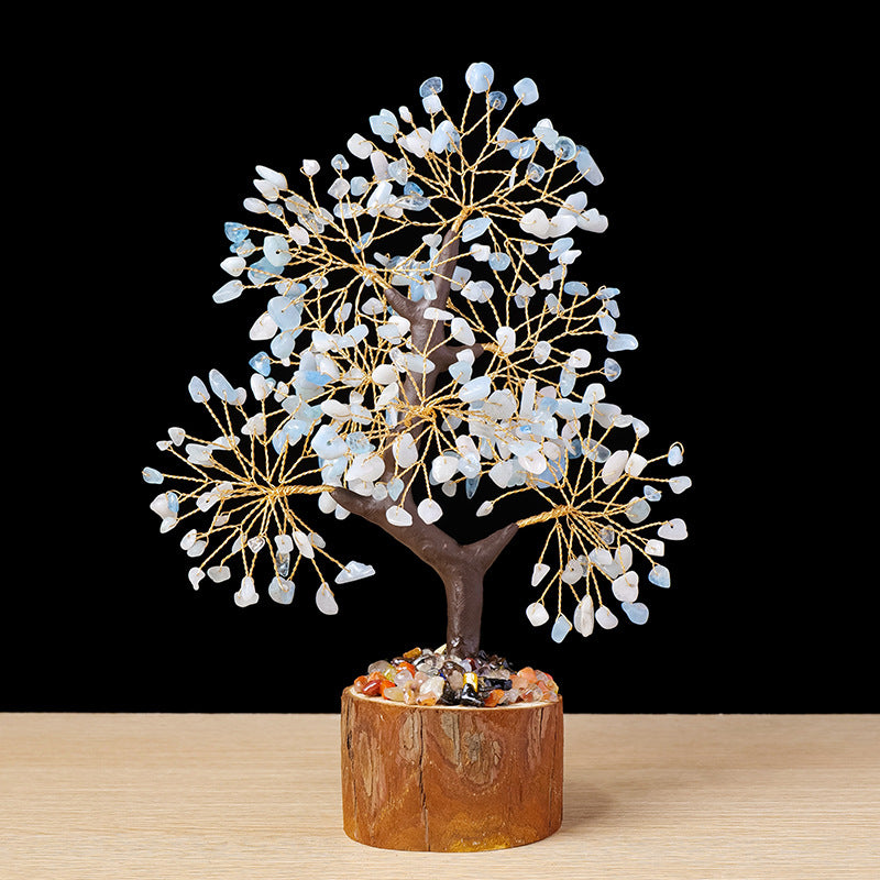 Natural Crystal Tree Decoration for Home and Gifts