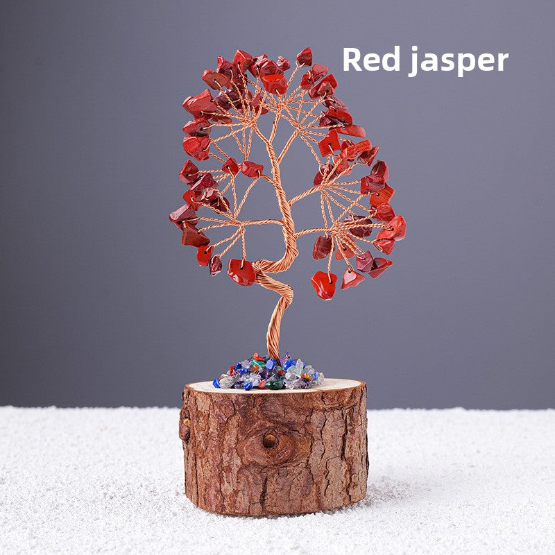 Natural Crystal Tree Decoration for Home and Gifts