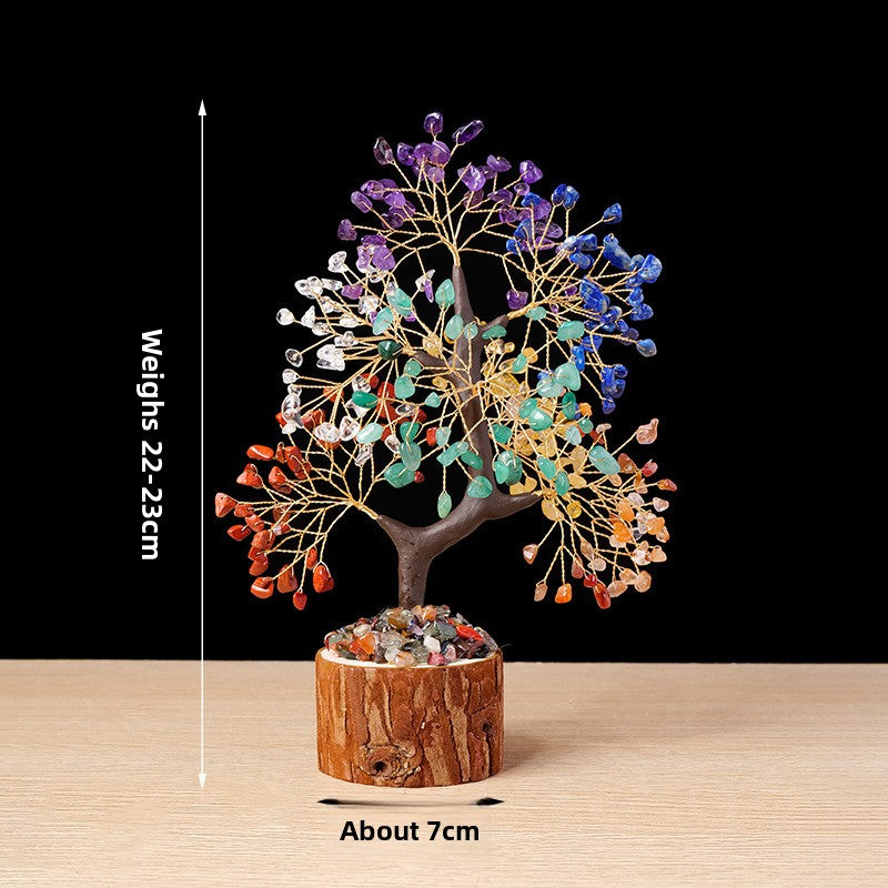 Natural Crystal Tree Decoration for Home and Gifts